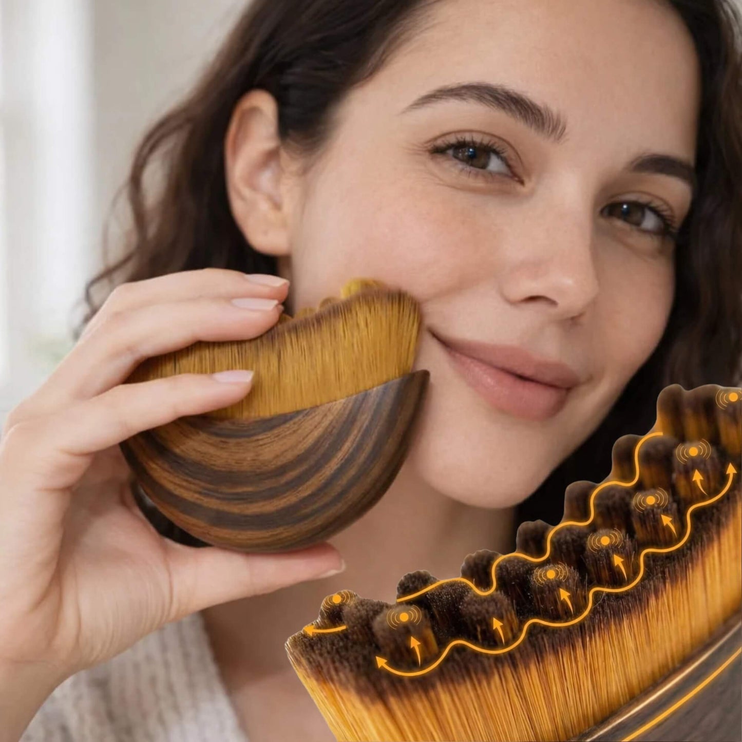 فرشاة ديكلا لإبراز وتنحيف ملامح الوجه الطبيعية